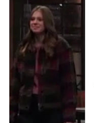 Charlotte Cassadine General Hospital Plaid Shacket