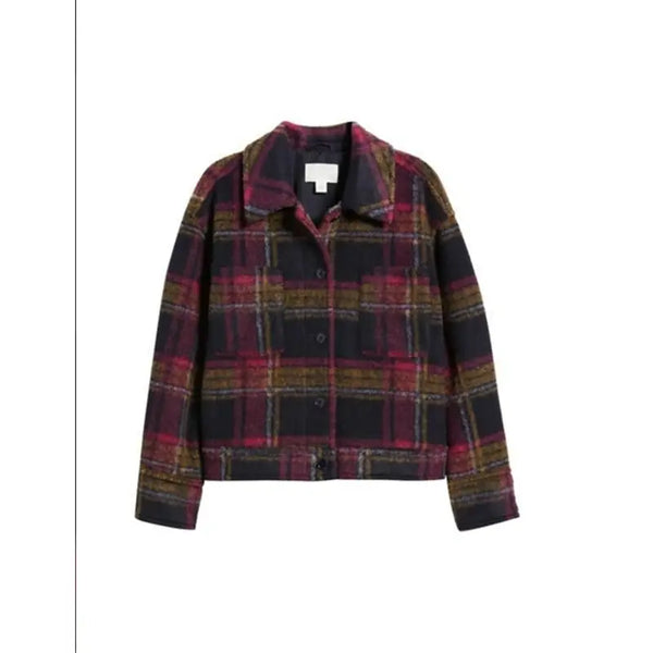 General Hospital Charlotte Cassadine Plaid Wool Shacket