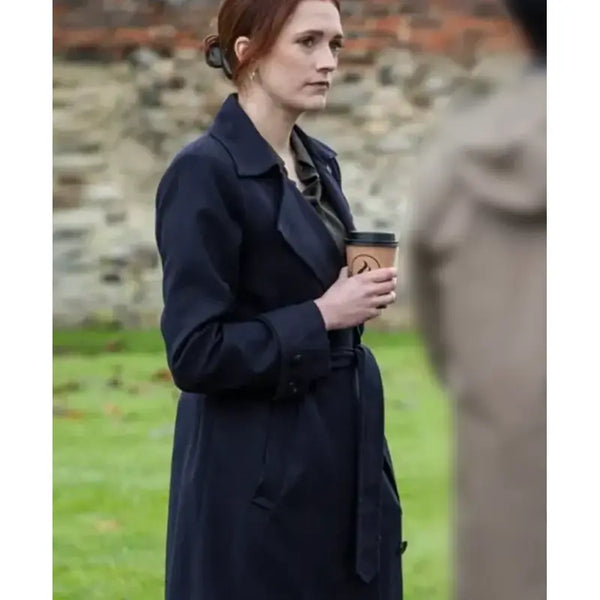 Code Of Silence S01 Charlotte Ritchie Blue Coat