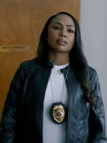 Joyce Glenn Checkmate Black Leather Jacket