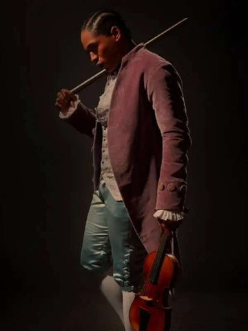 Kelvin Harrison Jr Chevalier 2022 Maroon Coat