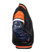 Chicago Bears Bomber Leather Jacket