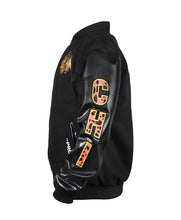 Chicago Blackhawks Animal Patches Black Jacket