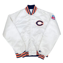 Chicago Bears 1980’s White Full-Snap Bomber Jacket