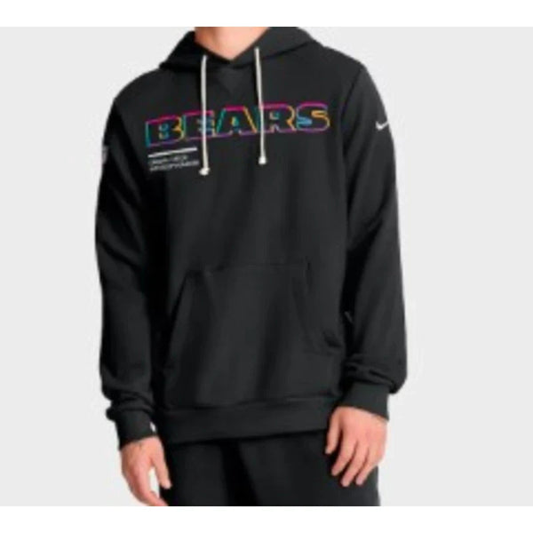 Chicago Bears Black 2025 Dri-FIT Hoodie