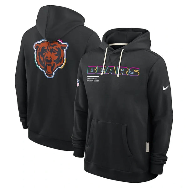 Chicago Bears Black 2025 Dri-FIT Hoodie