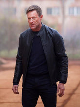 Chief Of Station 2024 Aaron Eckhart Black Leather Jacket