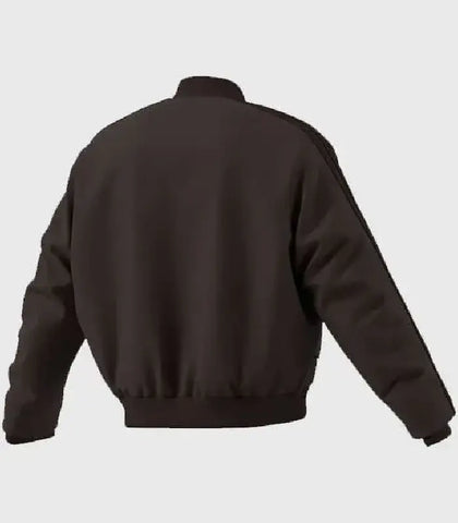 Chinese New Year Brown Bomber Jacket