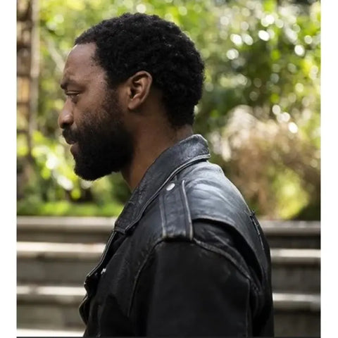 Paxton Locked Down Black Leather Jacket