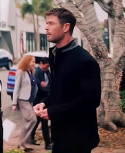 Chris Hemsworth Crime 101 Black Coat