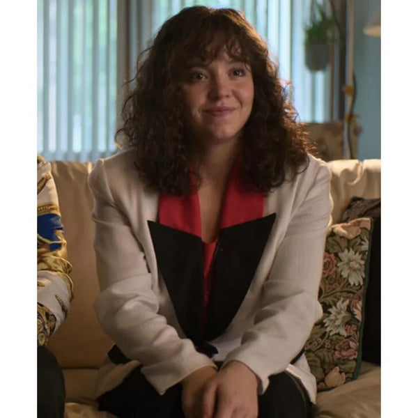 Christy Martin Sydney Sweeney White Blazer
