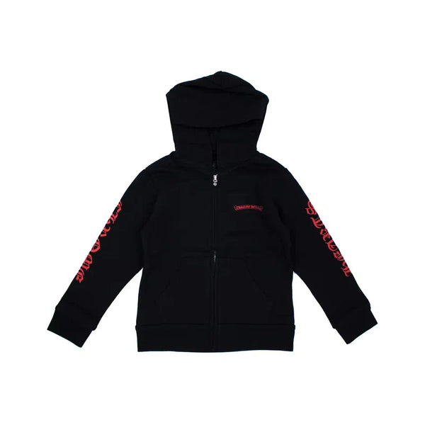 Chrome Hearts Kids Scroll Black Hoodie