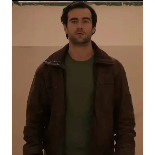 Cillian O’Sullivan The Lost Princess Brown Leather Jacket