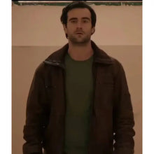 Cillian O’Sullivan The Lost Princess Brown Leather Jacket