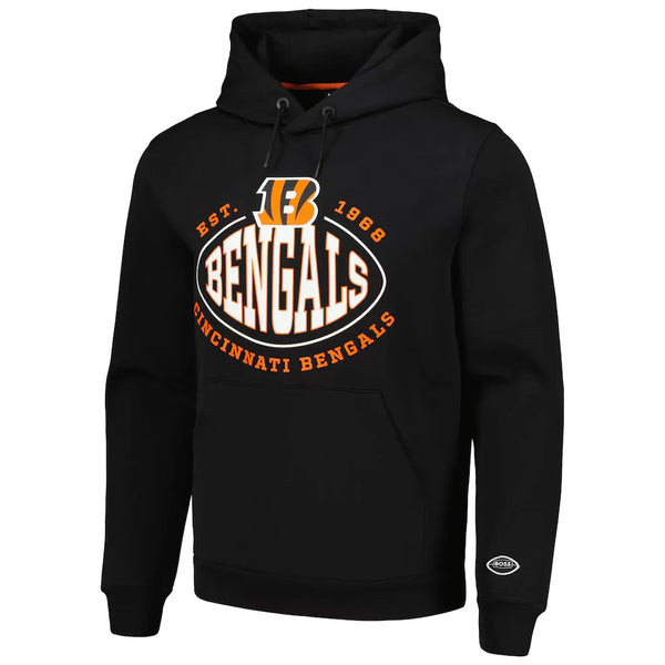 Cincinnati Bengals Black Touchback Pullover Hoodie