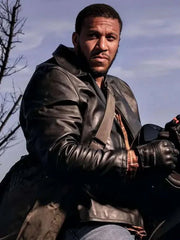Ciryl Gane K.O. 2025 Black Leather Jacket