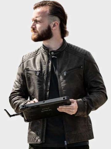 Brandon Lessard Classified Black Leather Jacket