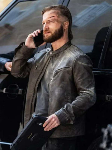 Brandon Lessard Classified Black Leather Jacket