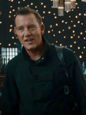 Clive Owen Cleaner 2025 Black Jacket