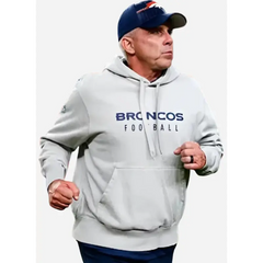 Sean Payton Denver Broncos Grey Hoodie