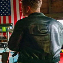 Colter Shaw Tracker S02 Green Leather Jacket