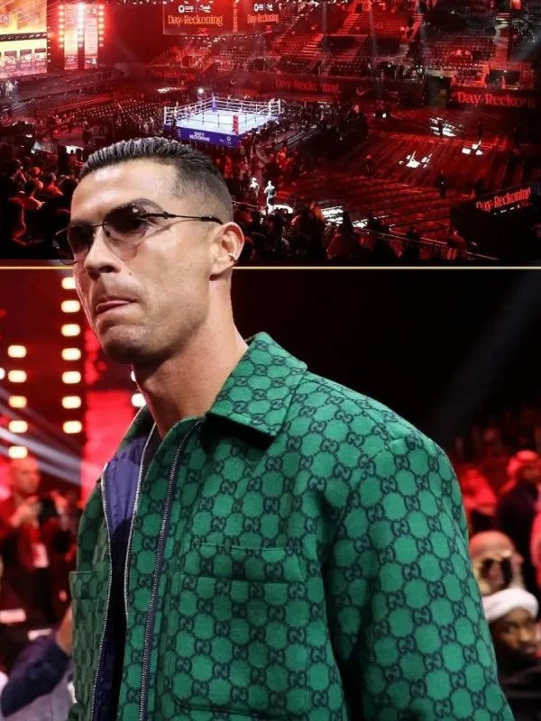 Cristiano Ronaldo Reckoning Fight Night Green Jacket