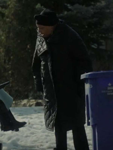 Cross Regina Cross Black Quilted Coat