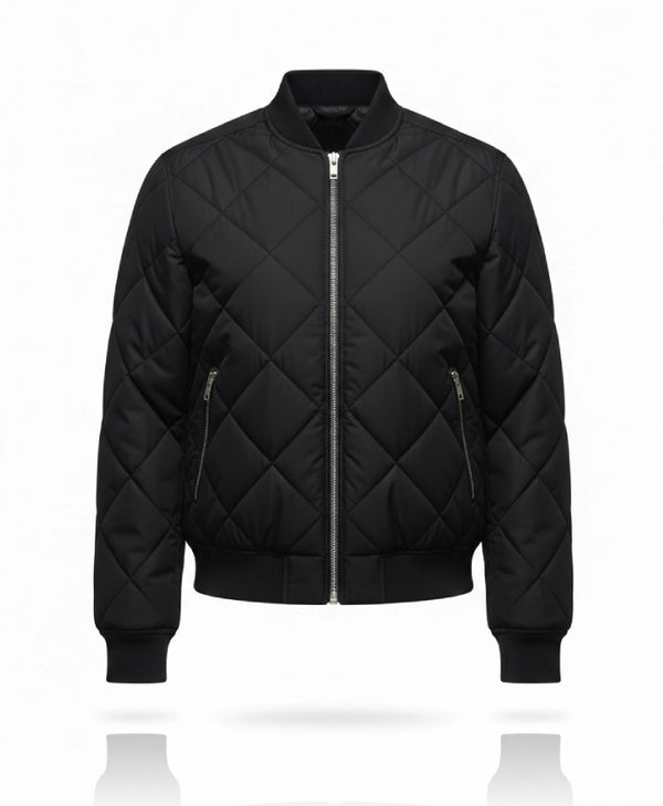 Cush Jumbo Criminal Record S02 Black Quilted Jacket