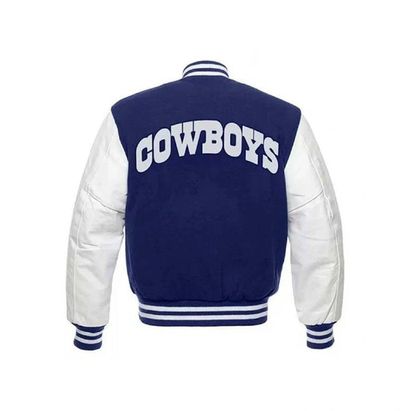 Dallas Cowboys Letterman Blue Jacket