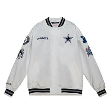 Dallas Cowboys City Collection White Varsity Jacket