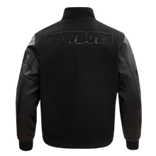 Dallas Cowboys Triple Black Wool Varsity Jacket