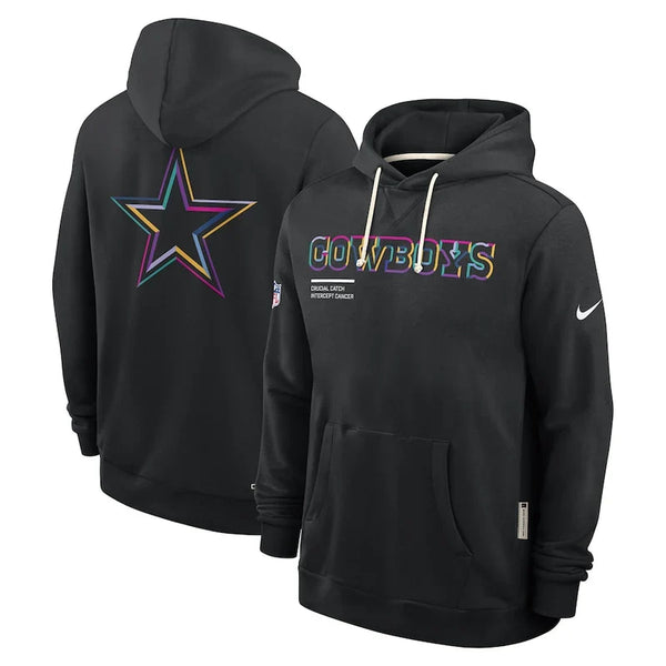 Dallas Cowboys Black 2025 Dri-FIT Hoodie