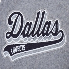 Dallas Cowboys Script Tail Rib Wool Gray Varsity