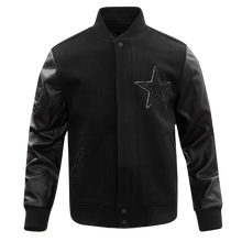 Dallas Cowboys Triple Black Wool Varsity Jacket