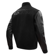Dallas Cowboys Triple Black Wool Varsity Jacket