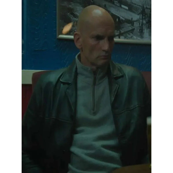 Damian Richardson The Day of the Jackal Black Leather Jacket