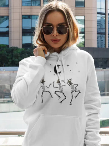 Dancing Skeleton Halloween Hoodie