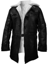Dark Knight Rises Tom Hardy Shearling Leather Jacket