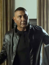 Dave Bautista The Killer’s Game 2024 Black Jacket
