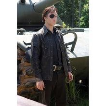 David Morrissey Black Leather Jacket The Walking Dead