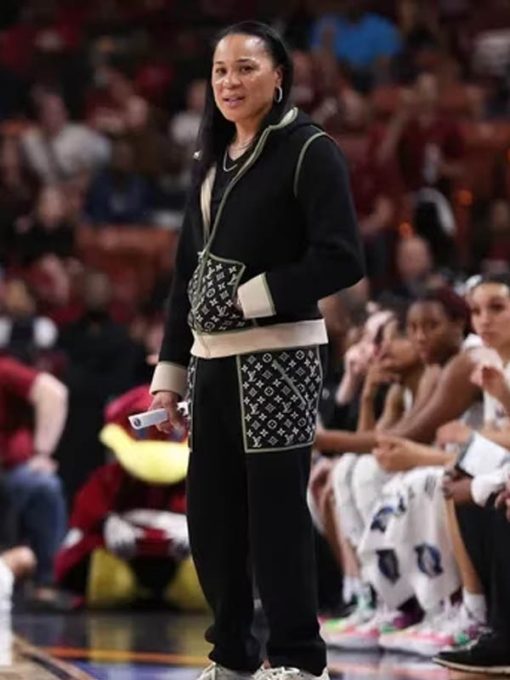 Dawn Staley Louis Vuitton Black Tracksuit