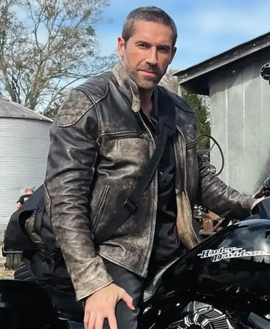 Day of Reckoning 2025 Scott Adkins Leather Jacket