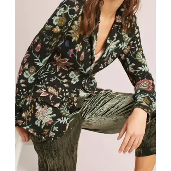 Days Of Our Lives 2025 Deidre Hall Floral Blazer