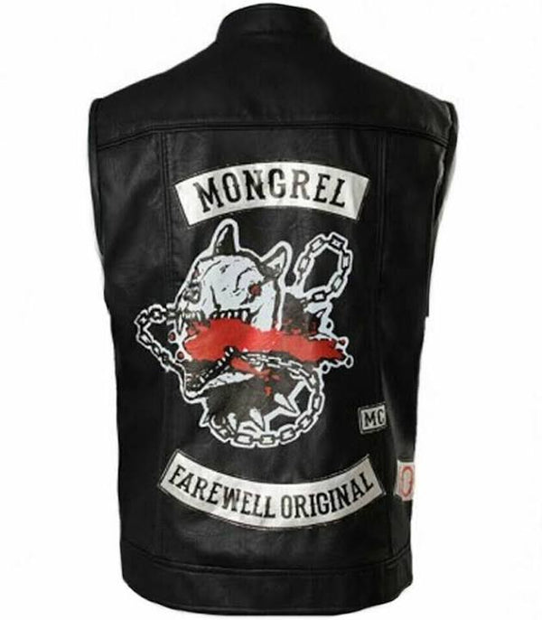 Deacon St John Days Gone Leather Vest Back