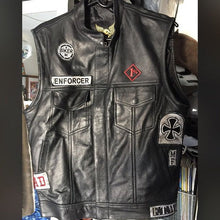 Deacon St John Days Gone Leather Vest Front