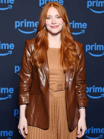 Deep Cover Bryce Dallas Howard Leather Blazer