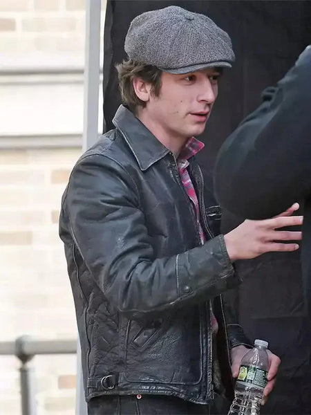 Deliver Me from Nowhere Jeremy Allen White Black Leather Jacket