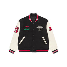 Denim Tears Peace Wreath Varsity Black Jacket