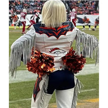 Cheerleaders Denver Broncos Fringe Jacket