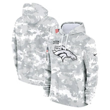 Denver Broncos Arctic Camo 2024 Fleece Hoodie